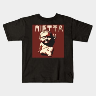 Metta Metta Metta Kids T-Shirt